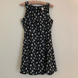 Floral Print Fit and Flare Dress